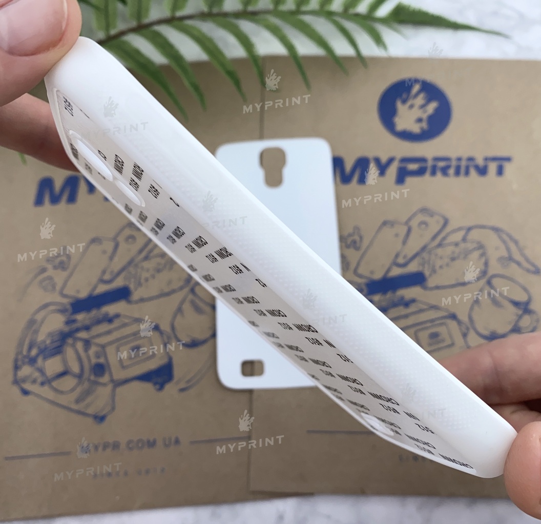 Cover for sublimation 2D silicone (TPU) for Samsung S4 White (3679) - фото 3 Cover for sublimation 2D silicone (TPU) for Samsung S4 White (3679) - фото 3 - Blanks for sublimation