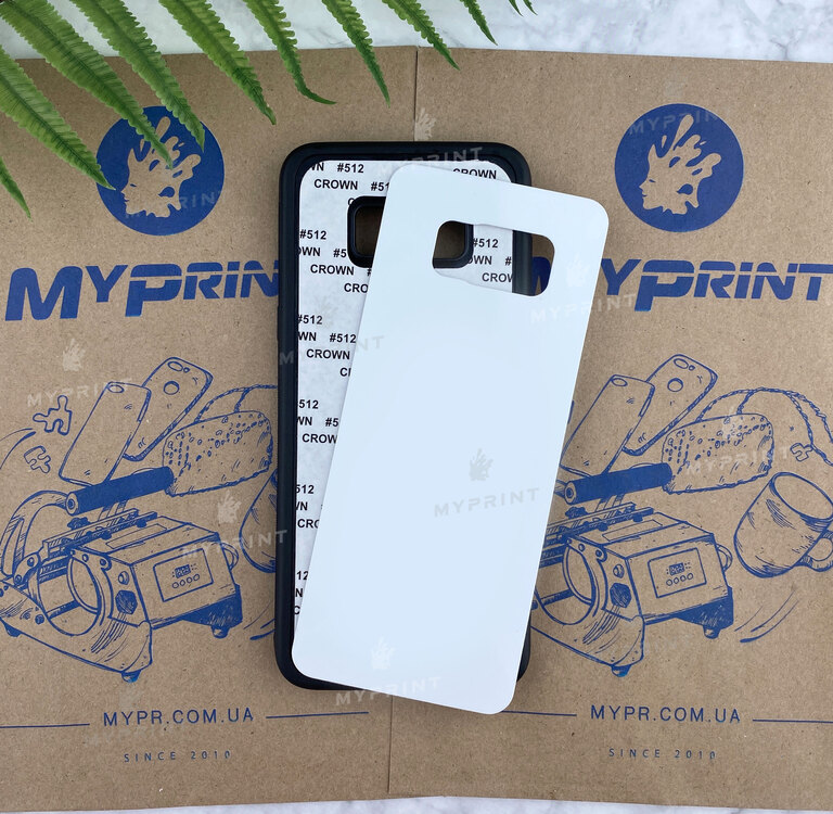 Чехол для сублимации 2D силиконовый (TPU) для Samsung S8 Plus черный (4156)  Чехол для сублимации 2D силиконовый (TPU) для Samsung S8 Plus черный (4156)