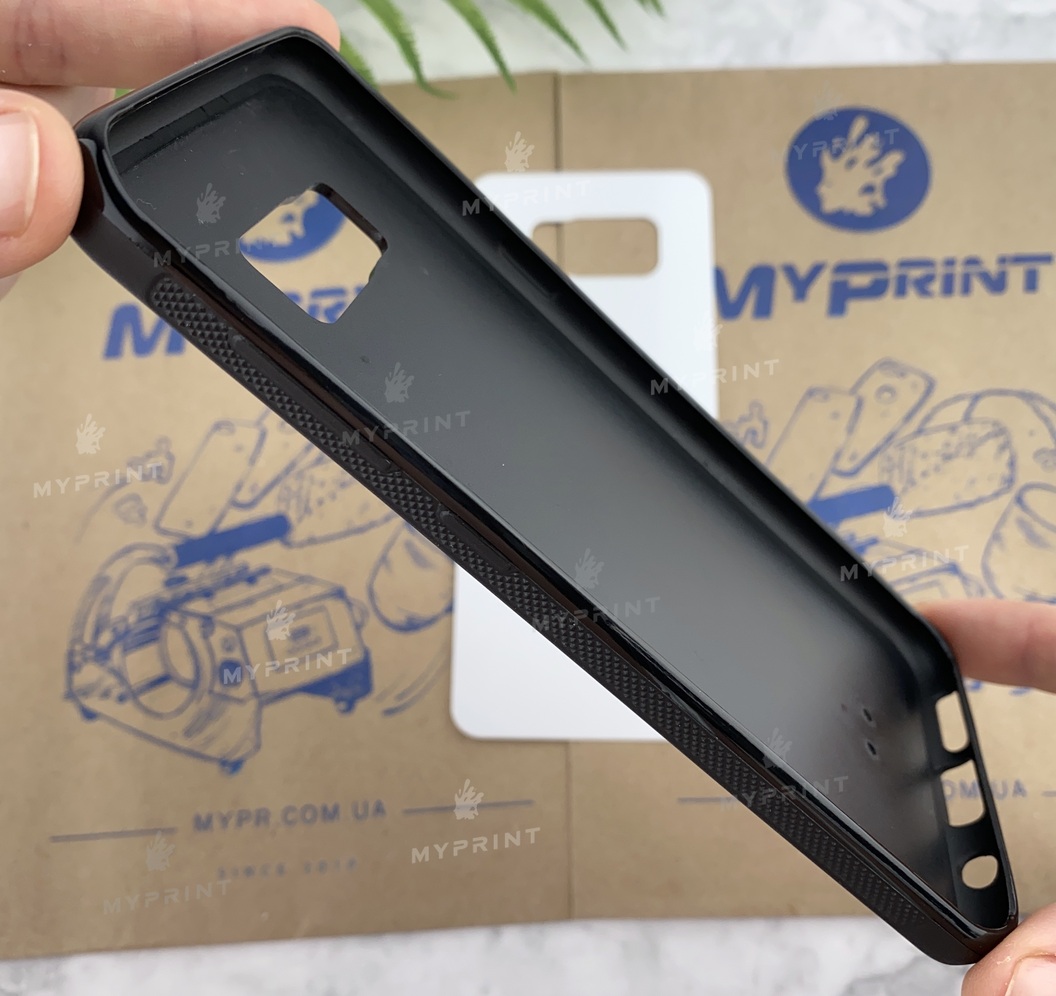 Чехол для сублимации 2D силиконовый (TPU) для Samsung S8 Plus черный (4156) - фото 4 Чехол для сублимации 2D силиконовый (TPU) для Samsung S8 Plus черный (4156) - фото 4 - Заготовки для сублимации