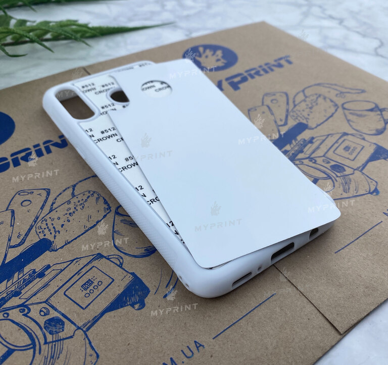 Чохол для сублімації 2D силіконовий (TPU) для Samsung M30 / A40s білий (5392)  Чохол для сублімації 2D силіконовий (TPU) для Samsung M30 / A40s білий (5392)