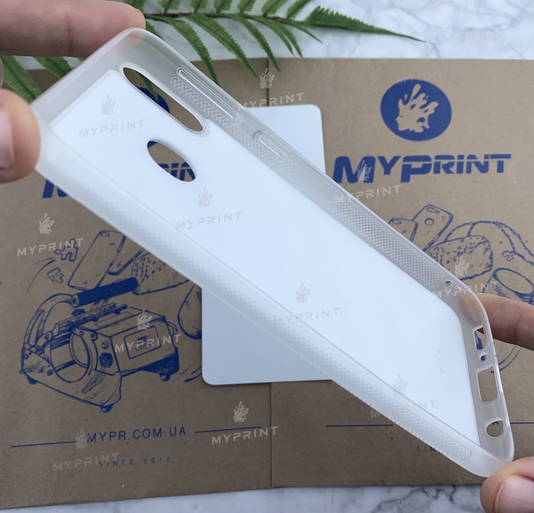 Чехол для сублимации 2D силиконовый (TPU) для Samsung M20 прозрачный (5390) - фото 4 Чехол для сублимации 2D силиконовый (TPU) для Samsung M20 прозрачный (5390) - фото 4 - Заготовки для сублимации