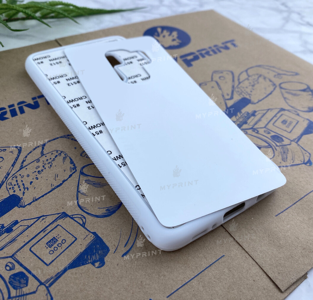 Чехол для сублимации 2D силиконовый (TPU) для Samsung S9 Plus белый (4300) - фото 2 Чехол для сублимации 2D силиконовый (TPU) для Samsung S9 Plus белый (4300) - фото 2 - Заготовки для сублимации