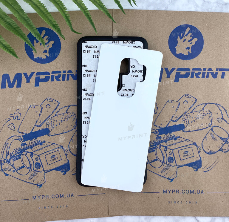Чехол для сублимации 2D силиконовый (TPU) для Samsung S9 Plus черный (4299)  Чехол для сублимации 2D силиконовый (TPU) для Samsung S9 Plus черный (4299)
