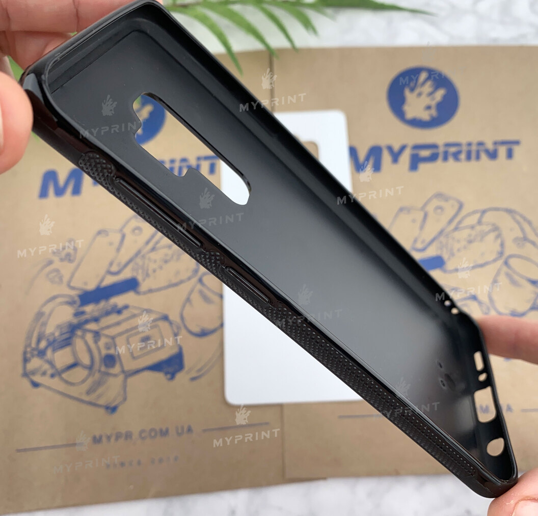 Чехол для сублимации 2D силиконовый (TPU) для Samsung S9 Plus черный (4299) - фото 4 Чехол для сублимации 2D силиконовый (TPU) для Samsung S9 Plus черный (4299) - фото 4 - Заготовки для сублимации