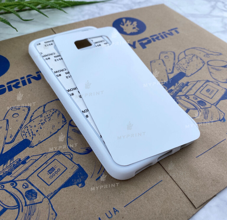 Cover for sublimation 2D silicone (TPU) for Samsung S8 Plus white (4154)  Cover for sublimation 2D silicone (TPU) for Samsung S8 Plus white (4154)
