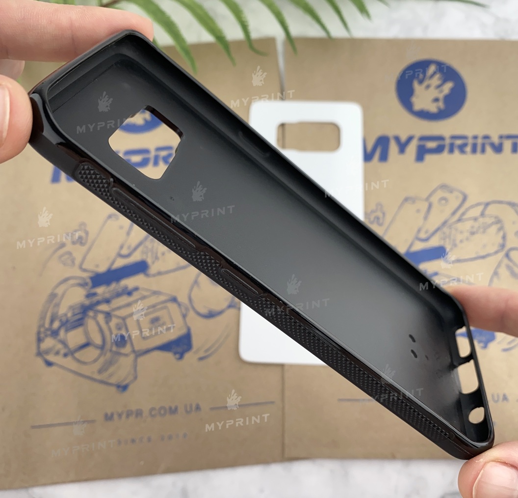 Чехол для сублимации 2D силиконовый (TPU) для Samsung S8 черный (4152) - фото 4 Чехол для сублимации 2D силиконовый (TPU) для Samsung S8 черный (4152) - фото 4 - Заготовки для сублимации