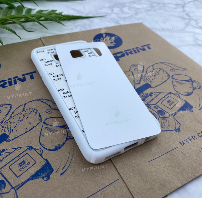Чехол для сублимации 2D силиконовый (TPU) для Samsung S8 белый (4150)  Чехол для сублимации 2D силиконовый (TPU) для Samsung S8 белый (4150)