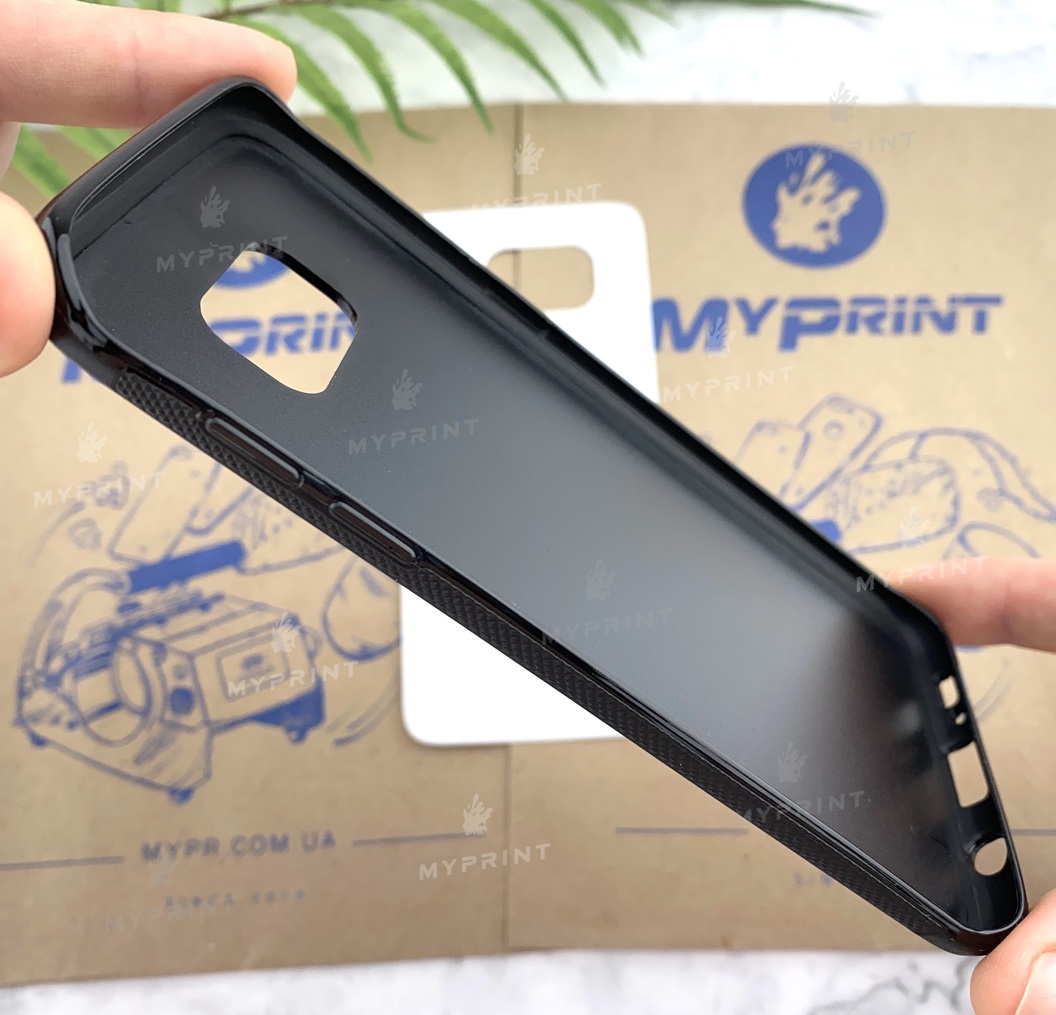 Чехол для сублимации 2D силиконовый (TPU) для Samsung S7 Edge черный (3846) - фото 4 Чехол для сублимации 2D силиконовый (TPU) для Samsung S7 Edge черный (3846) - фото 4 - Заготовки для сублимации