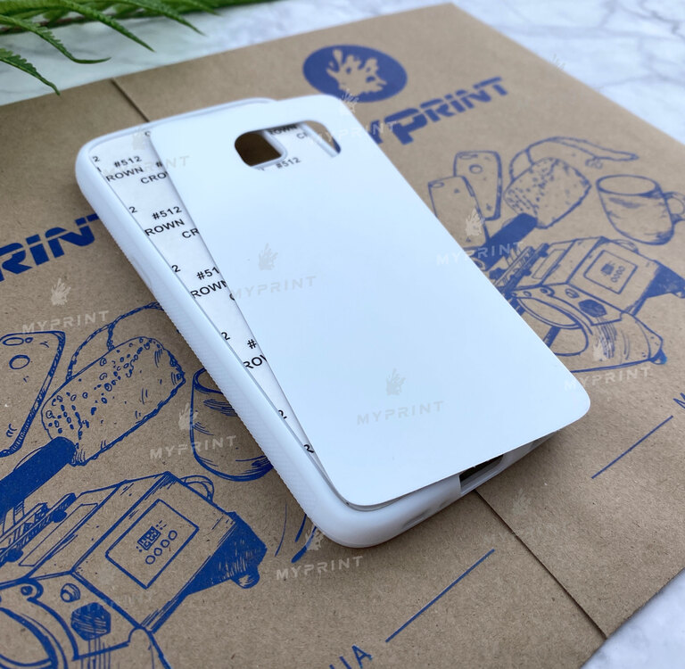 Чехол для сублимации 2D силиконовый (TPU) для Samsung S7 Белый (3693)  Чехол для сублимации 2D силиконовый (TPU) для Samsung S7 Белый (3693)