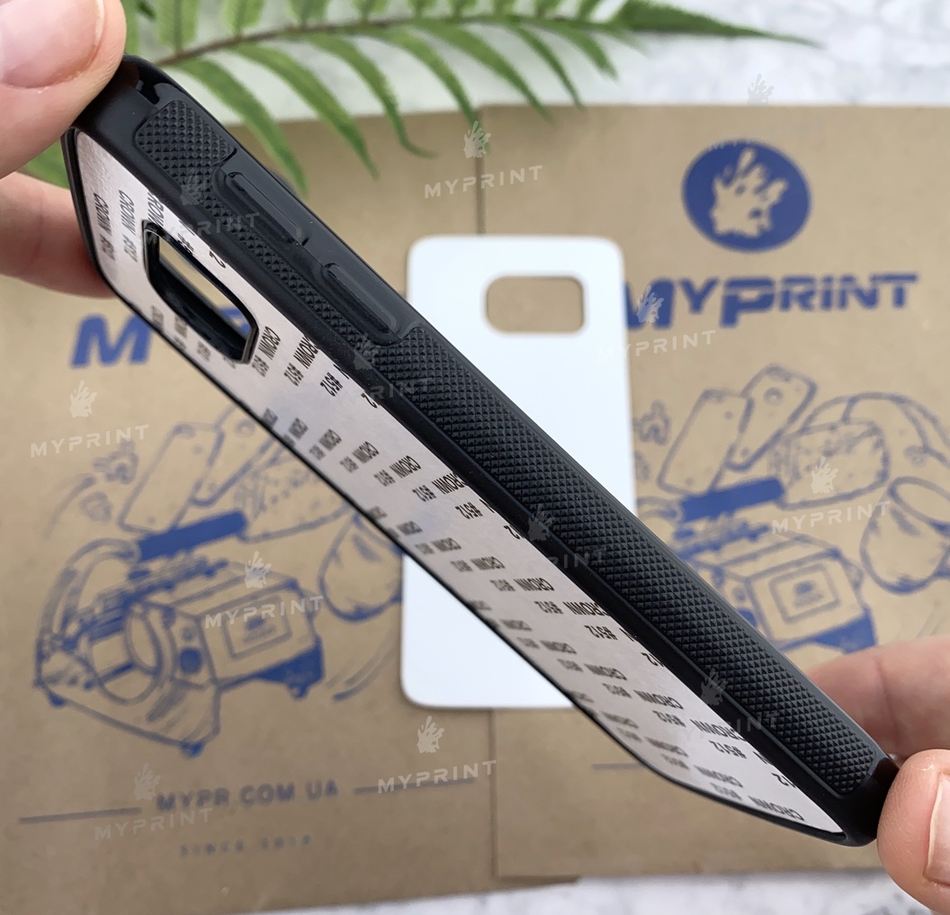 Cover for sublimation 2D silicone (TPU) for Samsung S7 Black (3692) - фото 3 Cover for sublimation 2D silicone (TPU) for Samsung S7 Black (3692) - фото 3 - Blanks for sublimation