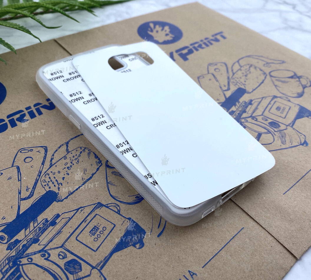 Cover for sublimation 2D silicone (TPU) for Samsung S6 Transparent (3690) - фото 2 Cover for sublimation 2D silicone (TPU) for Samsung S6 Transparent (3690) - фото 2 - Blanks for sublimation