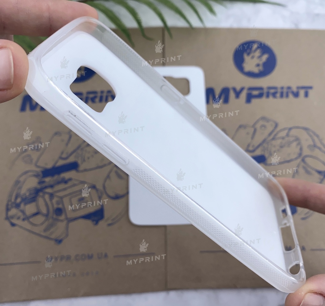 Cover for sublimation 2D silicone (TPU) for Samsung S6 Transparent (3690) - фото 4 Cover for sublimation 2D silicone (TPU) for Samsung S6 Transparent (3690) - фото 4 - Blanks for sublimation