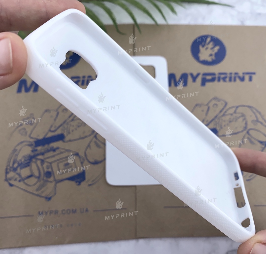 Чехол для сублимации 2D силиконовый (TPU) для Samsung S6 Белый (3689) - фото 4 Чехол для сублимации 2D силиконовый (TPU) для Samsung S6 Белый (3689) - фото 4 - Заготовки для сублимации