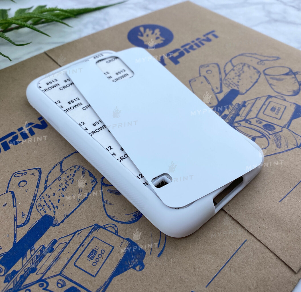 Чехол для сублимации 2D силиконовый (TPU) для Samsung S5 белый (3746) - фото 2 Чехол для сублимации 2D силиконовый (TPU) для Samsung S5 белый (3746) - фото 2 - Заготовки для сублимации
