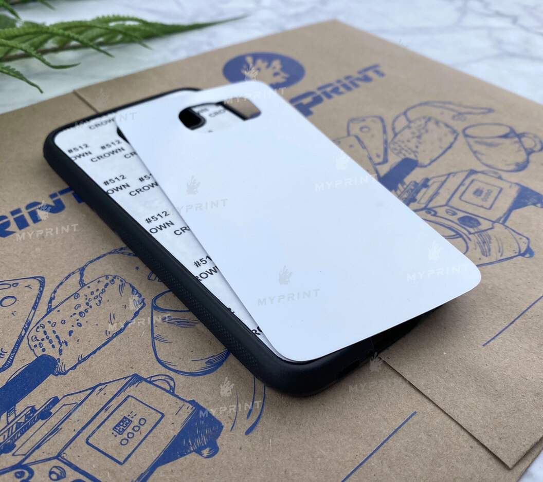 Cover for sublimation 2D silicone (TPU) for Samsung S6 Black (3688) - фото 2 Cover for sublimation 2D silicone (TPU) for Samsung S6 Black (3688) - фото 2 - Blanks for sublimation