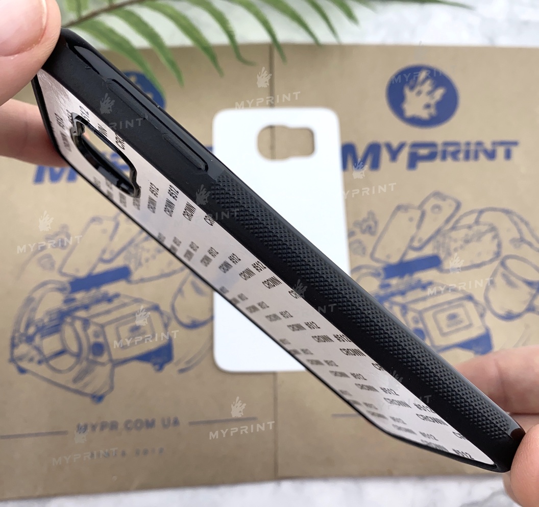 Cover for sublimation 2D silicone (TPU) for Samsung S6 Black (3688) - фото 3 Cover for sublimation 2D silicone (TPU) for Samsung S6 Black (3688) - фото 3 - Blanks for sublimation