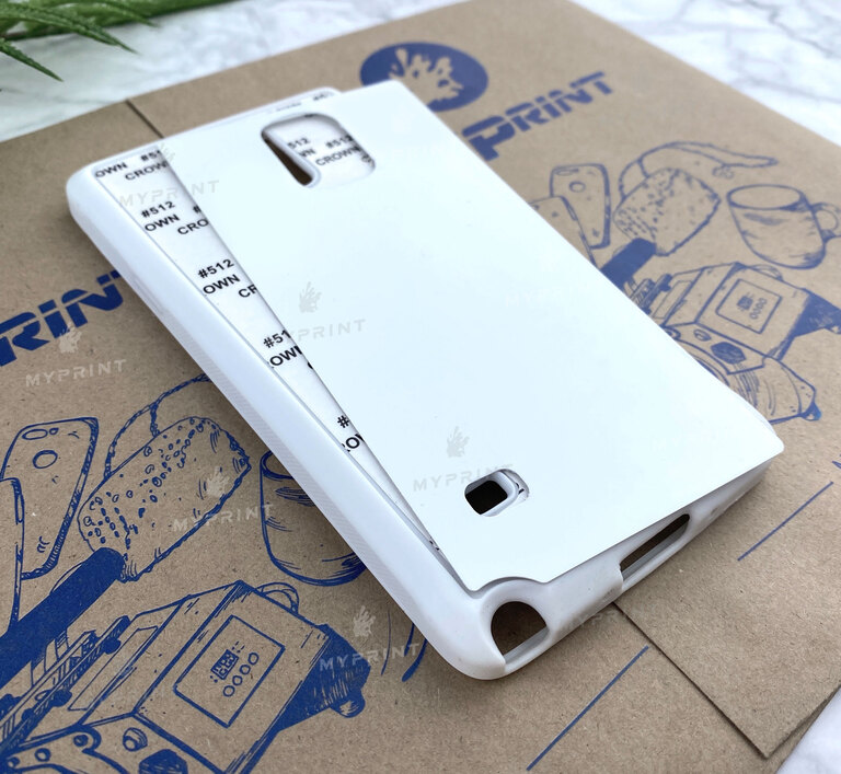 Cover for sublimation 2D silicone (TPU) for Samsung Note 4 White (3667)  Cover for sublimation 2D silicone (TPU) for Samsung Note 4 White (3667)