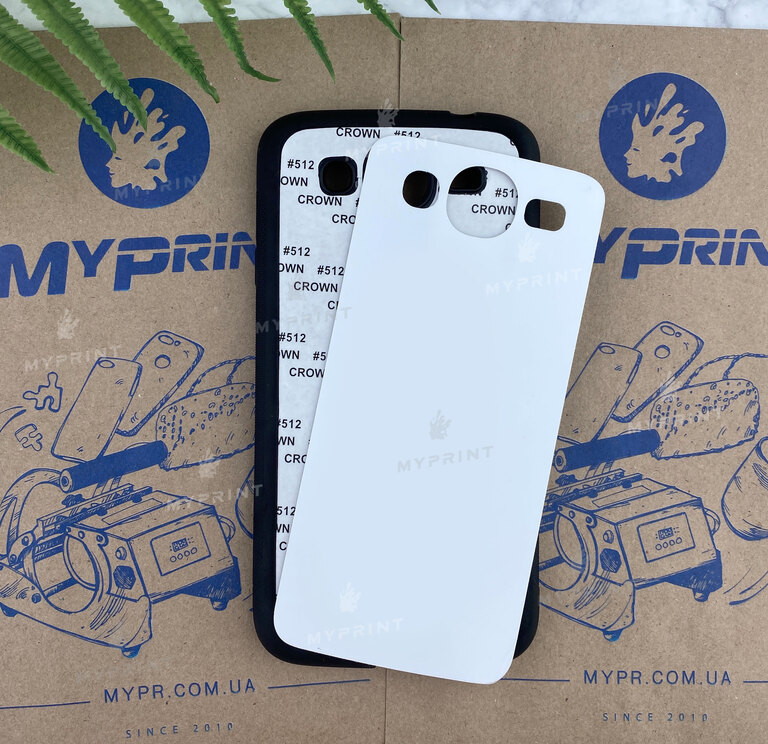 Чохол для сублімації 2D силіконовий (TPU) для Samsung Mega 5.8 Чорний (3651) 