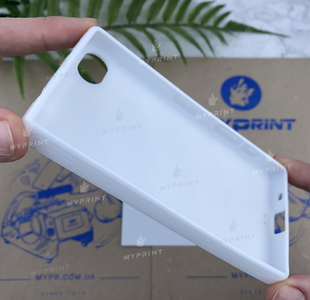 Чехол для сублимации 2D силиконовый (TPU) для Sony Xperia Z5 compact белый (3969) - фото 4 Чехол для сублимации 2D силиконовый (TPU) для Sony Xperia Z5 compact белый (3969) - фото 4 - Заготовки для сублимации