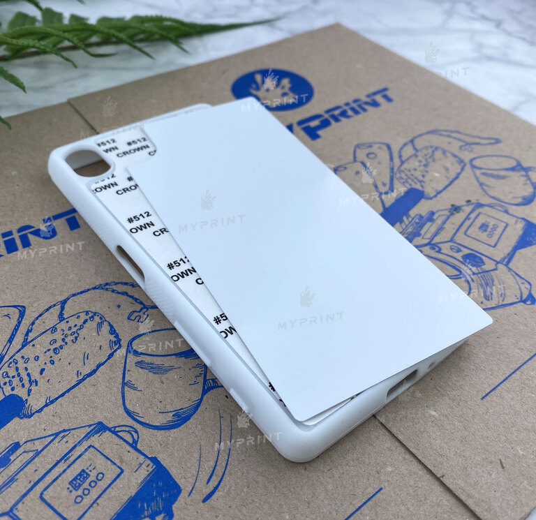 Чехол для сублимации 2D силиконовый (TPU) для Sony Xperia Х  белый (3977)  Чехол для сублимации 2D силиконовый (TPU) для Sony Xperia Х  белый (3977)