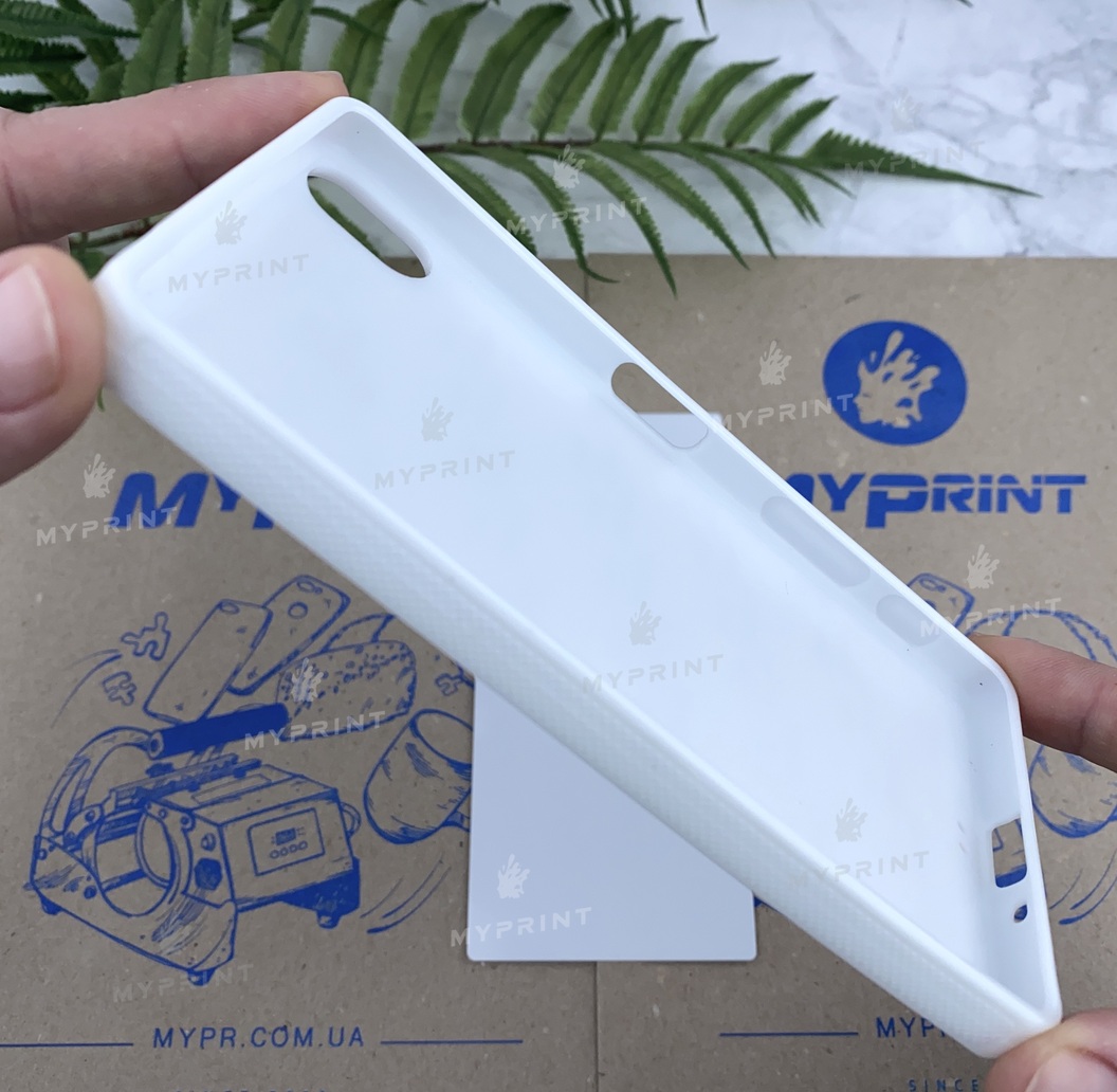 Чехол для сублимации 2D силиконовый (TPU) для Sony Xperia Х  белый (3977) - фото 4 Чехол для сублимации 2D силиконовый (TPU) для Sony Xperia Х  белый (3977) - фото 4 - Заготовки для сублимации