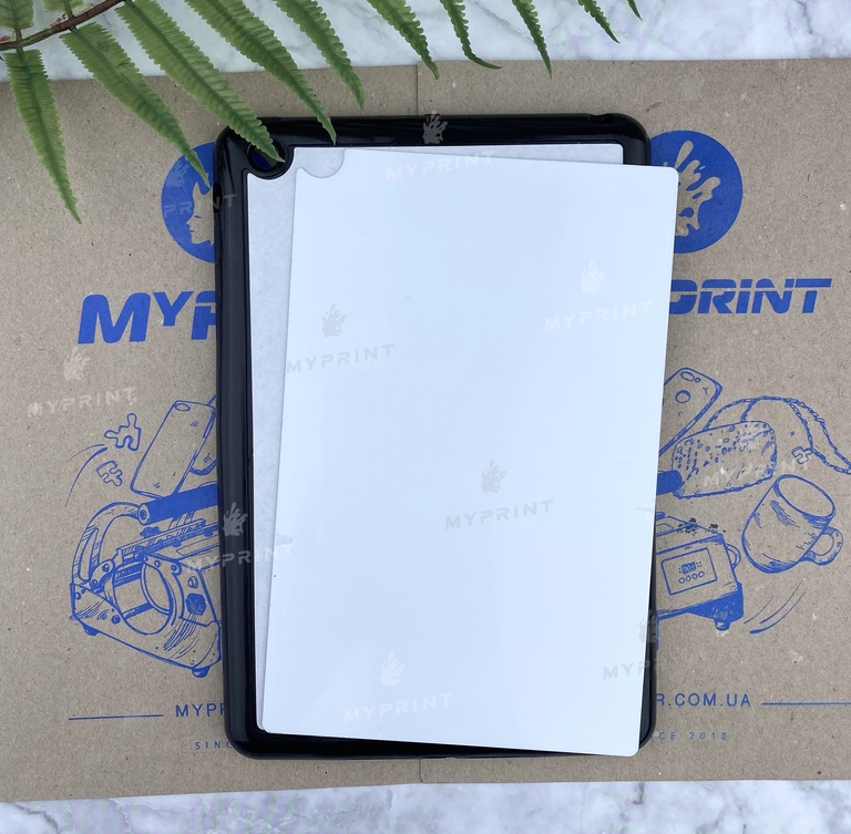 Чохол для сублімації 2D силіконовий (TPU) для iPad mini 1/2 Чорний (3604) 