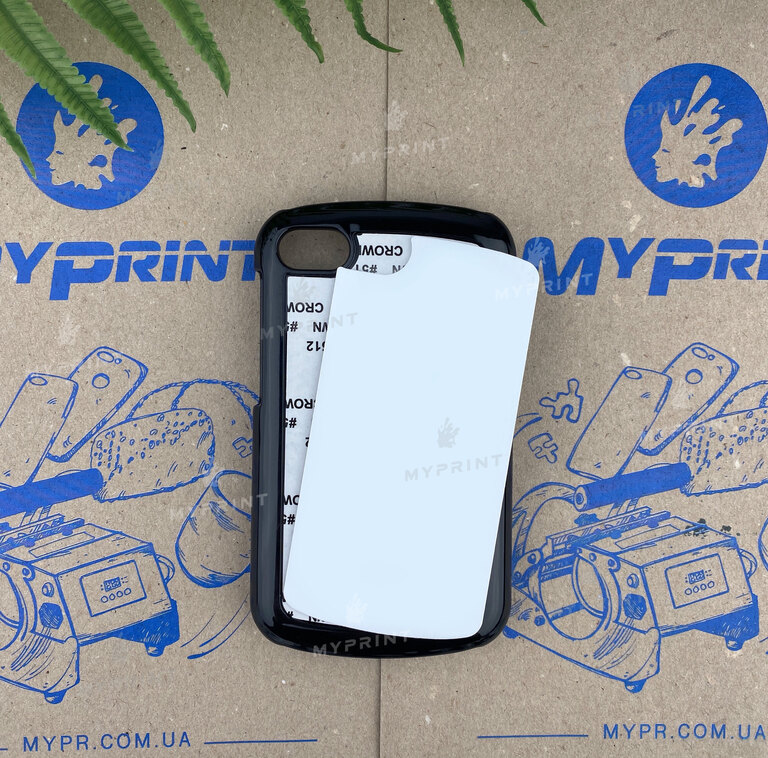 Cover for sublimation 2D plastic (PC) for BlackBerry Q10 black (3110)  Cover for sublimation 2D plastic (PC) for BlackBerry Q10 black (3110)