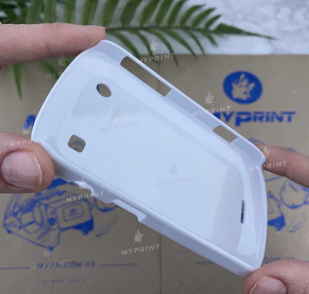 Cover for sublimation 2D plastic (PC) for BlackBerry 9900 white (3119) - фото 4 Cover for sublimation 2D plastic (PC) for BlackBerry 9900 white (3119) - фото 4 - Blanks for sublimation