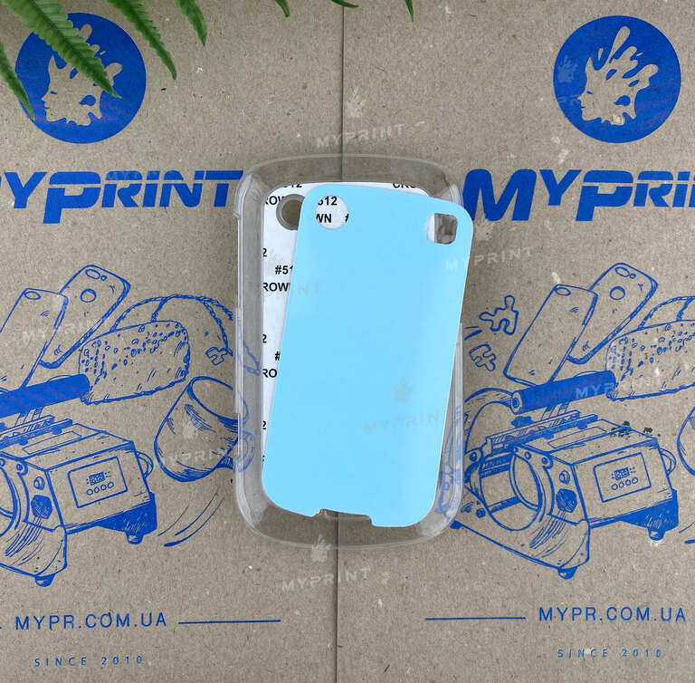 Cover for sublimation 2D plastic (PC) for BlackBerry 9900 transparent (3120)  Cover for sublimation 2D plastic (PC) for BlackBerry 9900 transparent (3120)