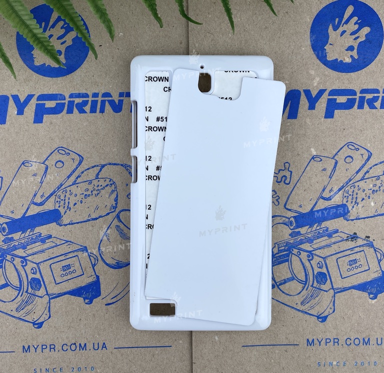 Чохол для сублімації 2D пластиковий (PC) для Huawei Honor 3C білий (3175) 