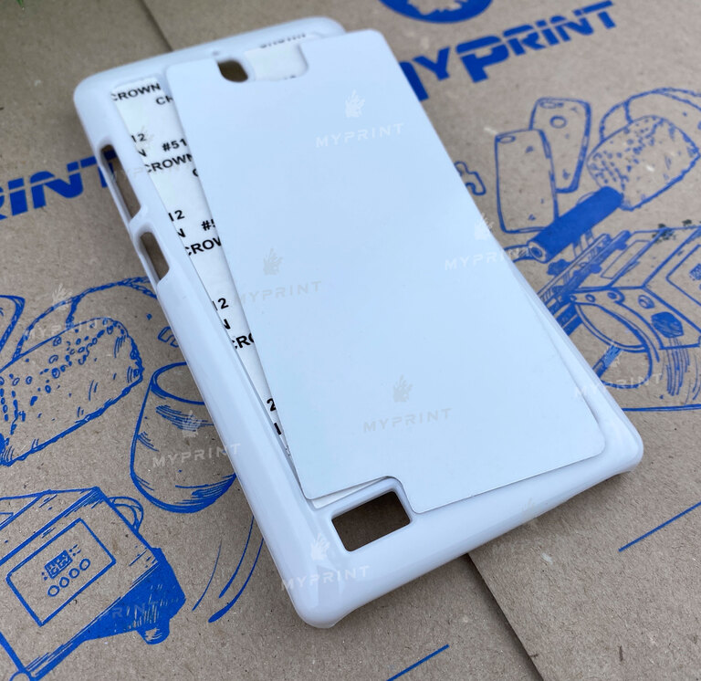 Чохол для сублімації 2D пластиковий (PC) для Huawei Honor 3C білий (3175) 