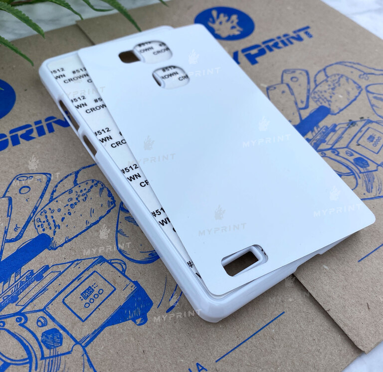 Чохол для сублімації 2D пластиковий (PC) для Huawei Mate 7 білий (3163) 