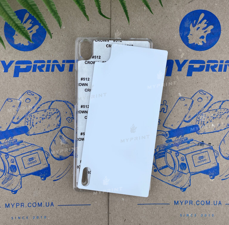Чехол для сублимации 2D пластиковый (PC) для Huawei Ascend P7 прозрачный (3172) 