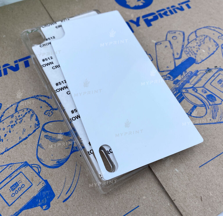 Чехол для сублимации 2D пластиковый (PC) для Huawei Ascend P7 прозрачный (3172) 