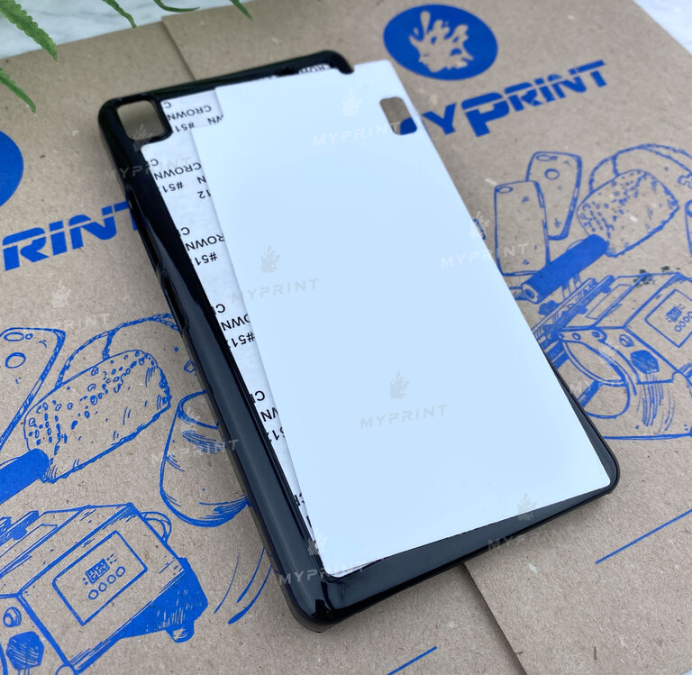 Чехол для сублимации 2D пластиковый (PC) для Lenovo A7000 черный (3186) 