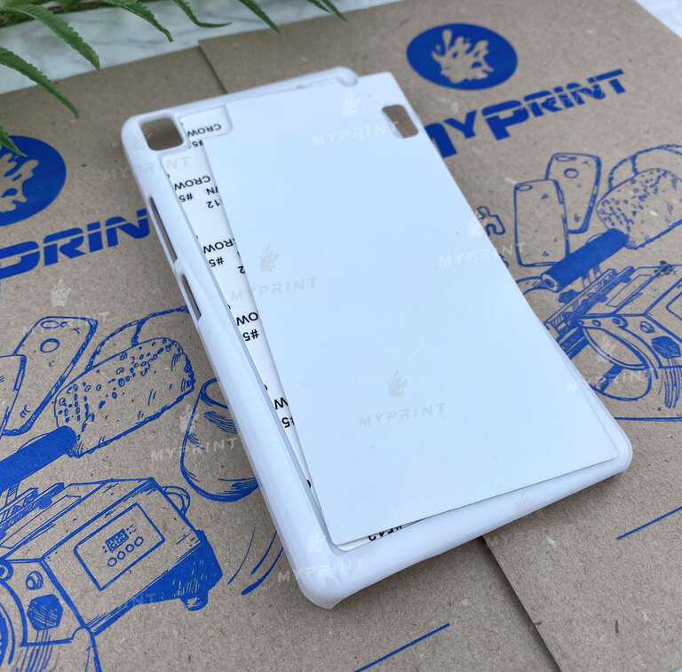 Чохол для сублімації 2D пластиковий (PC) для Lenovo A7000 білий (3187) 