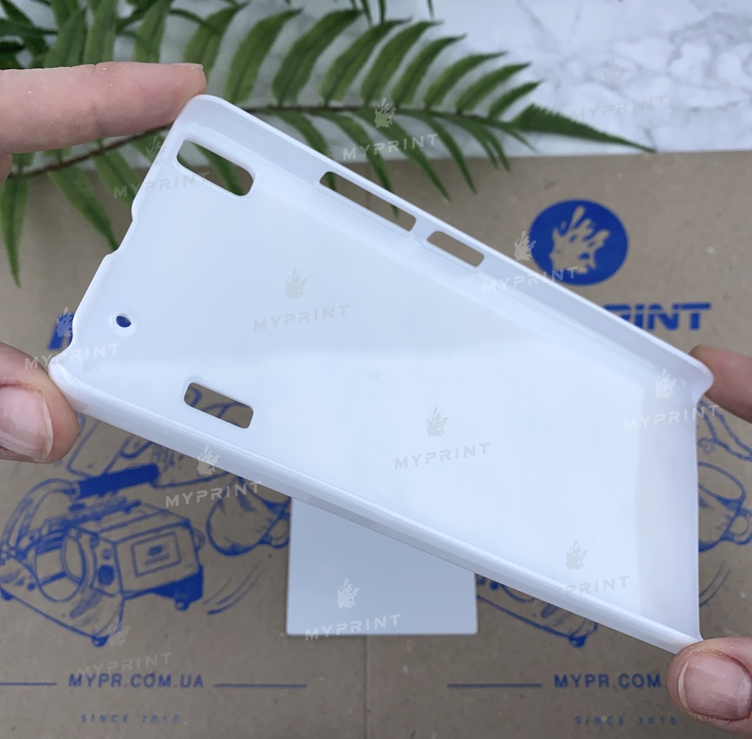 Cover for sublimation 2D plastic (PC) for Lenovo A7000 white (3187) - фото 4 Cover for sublimation 2D plastic (PC) for Lenovo A7000 white (3187) - фото 4 - Blanks for sublimation