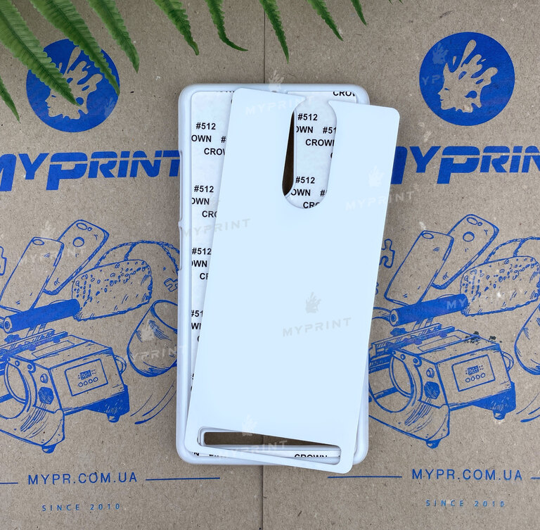 Чохол для сублімації 2D пластиковий (PC) для Lenovo K5 Note білий (4005) 