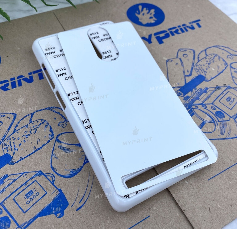 Чохол для сублімації 2D пластиковий (PC) для Lenovo K5 Note білий (4005) 