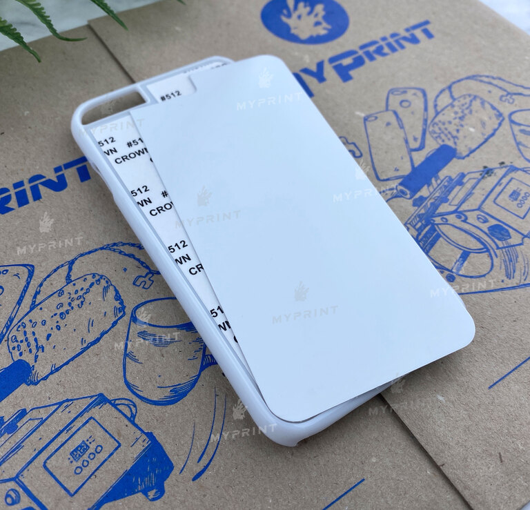 Чохол для сублімації 2D пластиковий (PC) для iPhone 6 / 6S білий (3075) 