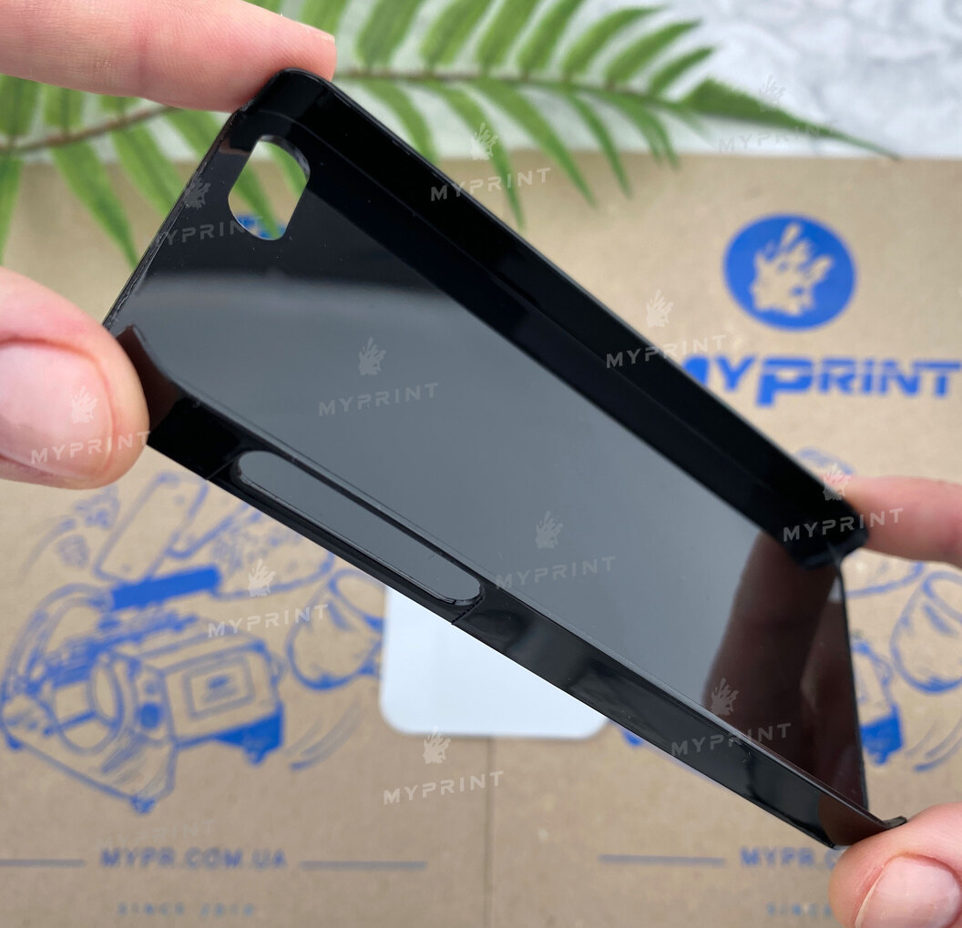 Чехол для сублимации 2D пластиковый (PC) для iPhone 5/5S черный (3078) - фото 4 Чехол для сублимации 2D пластиковый (PC) для iPhone 5/5S черный (3078) - фото 4 - Заготовки для сублимации