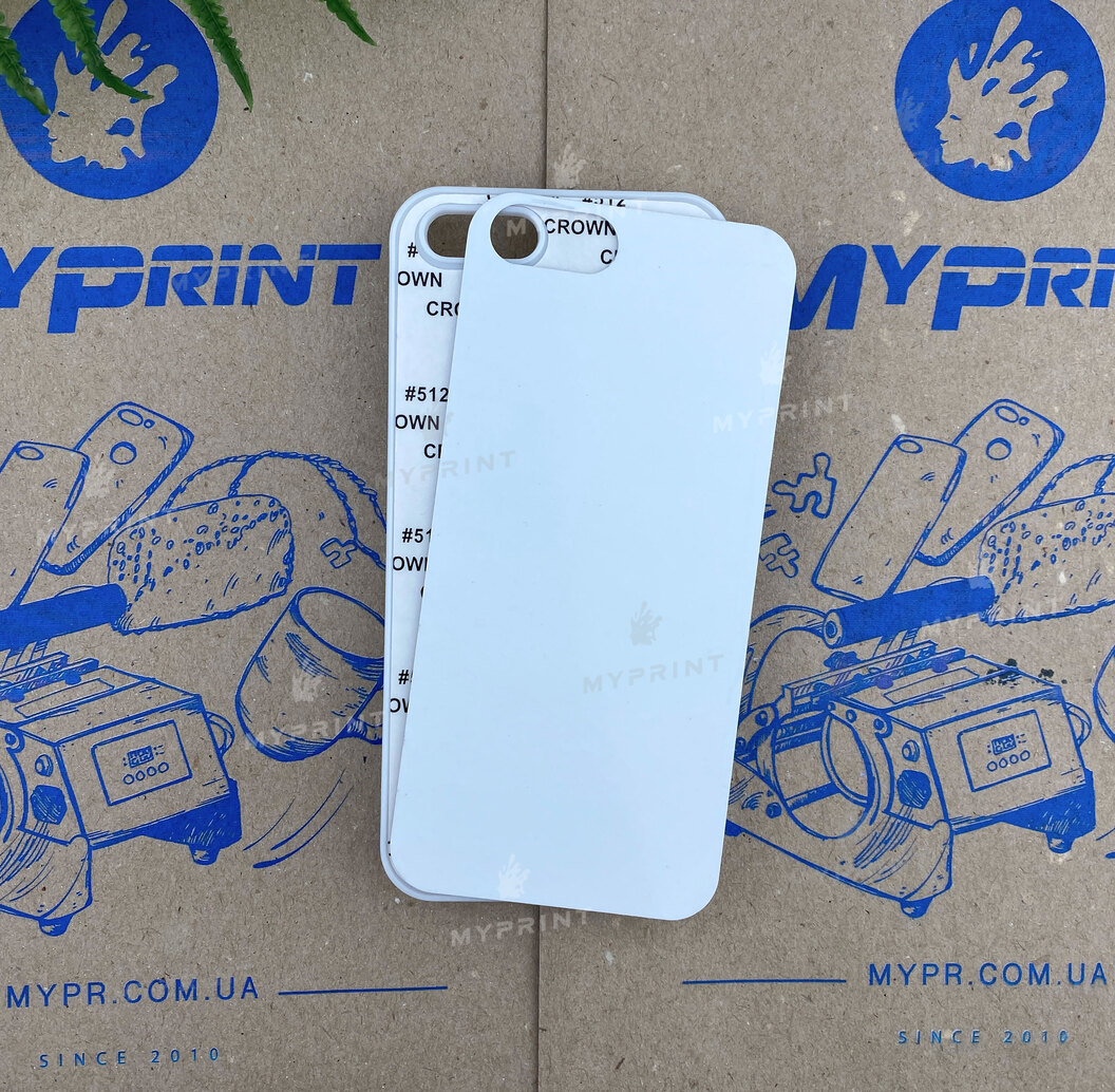 Чехол для сублимации 2D пластиковый (PC) для iPhone 5/5S белый (3079) - фото 1 Чехол для сублимации 2D пластиковый (PC) для iPhone 5/5S белый (3079) - фото 1 - Заготовки для сублимации