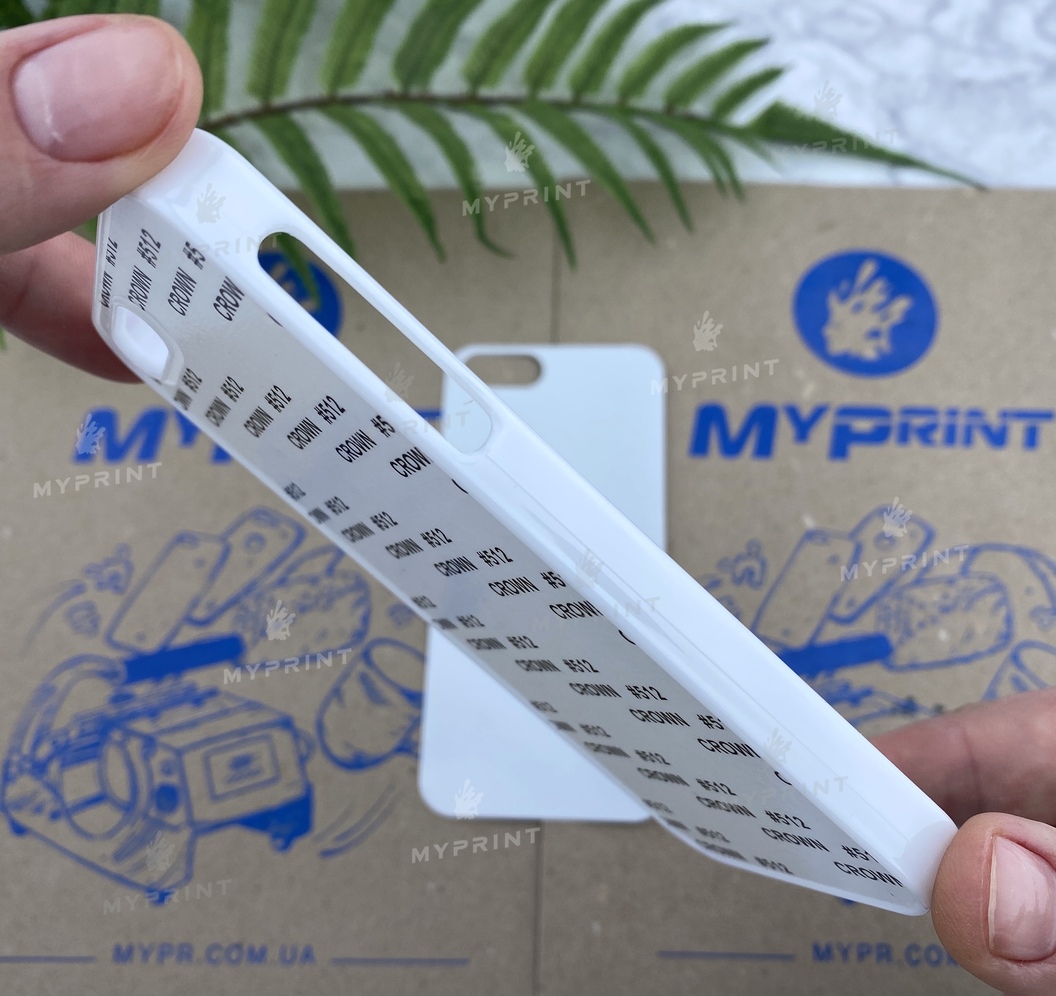 Чехол для сублимации 2D пластиковый (PC) для iPhone 5/5S белый (3079) - фото 3 Чехол для сублимации 2D пластиковый (PC) для iPhone 5/5S белый (3079) - фото 3 - Заготовки для сублимации