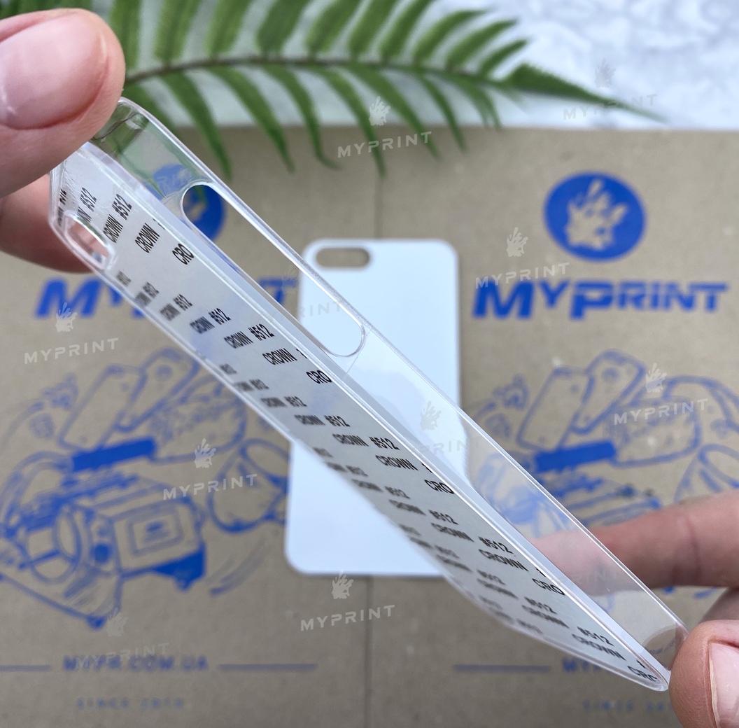 Чехол для сублимации 2D пластиковый (PC) для iPhone 5/5S прозрачный (3080) - фото 3 Чехол для сублимации 2D пластиковый (PC) для iPhone 5/5S прозрачный (3080) - фото 3 - Заготовки для сублимации