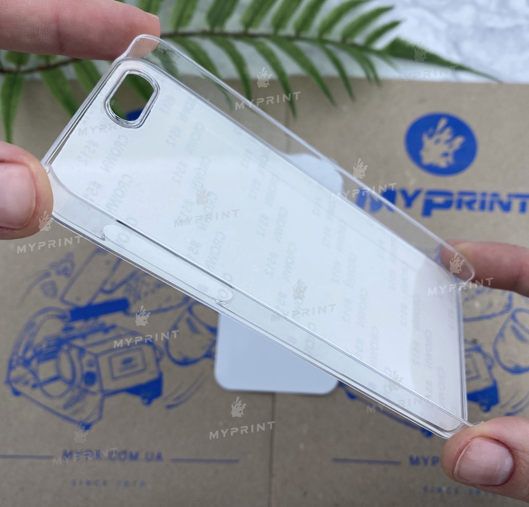 Чехол для сублимации 2D пластиковый (PC) для iPhone 5/5S прозрачный (3080) - фото 4 Чехол для сублимации 2D пластиковый (PC) для iPhone 5/5S прозрачный (3080) - фото 4 - Заготовки для сублимации