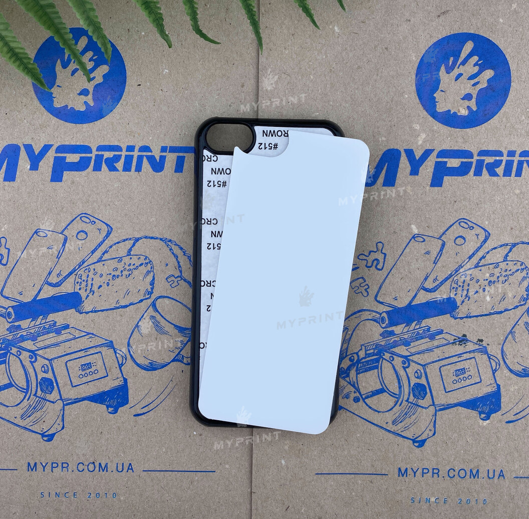 Cover for sublimation 2D plastic (PC) for iPhone 5C black (3086) - фото 1 Cover for sublimation 2D plastic (PC) for iPhone 5C black (3086) - фото 1 - Blanks for sublimation