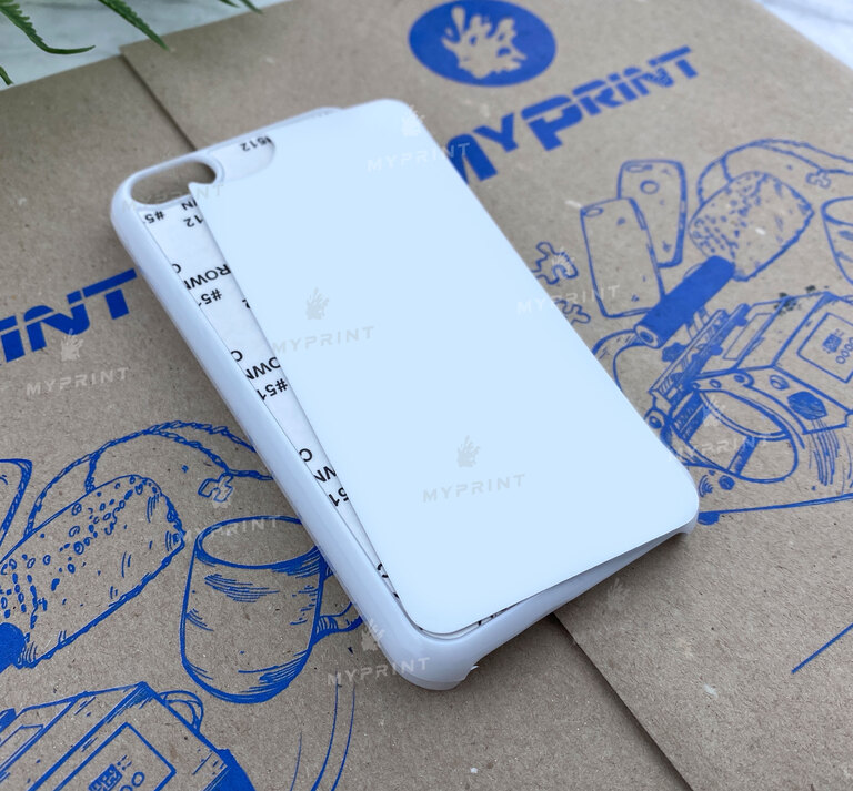 Чохол для сублімації 2D пластиковий (PC) для iPhone 5C білий (3087) 