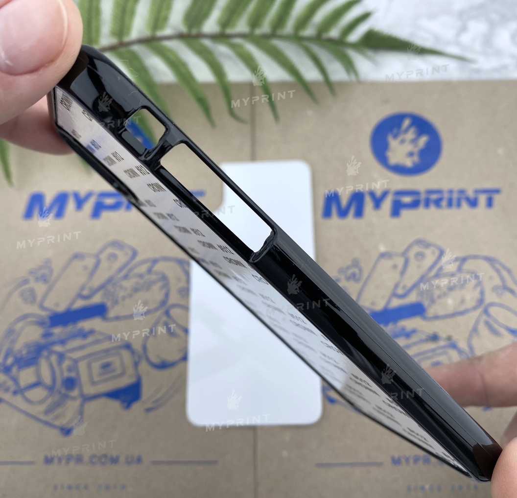 Cover for sublimation 2D plastic (PC) for iPhone X black (4201) - фото 3 Cover for sublimation 2D plastic (PC) for iPhone X black (4201) - фото 3 - Blanks for sublimation