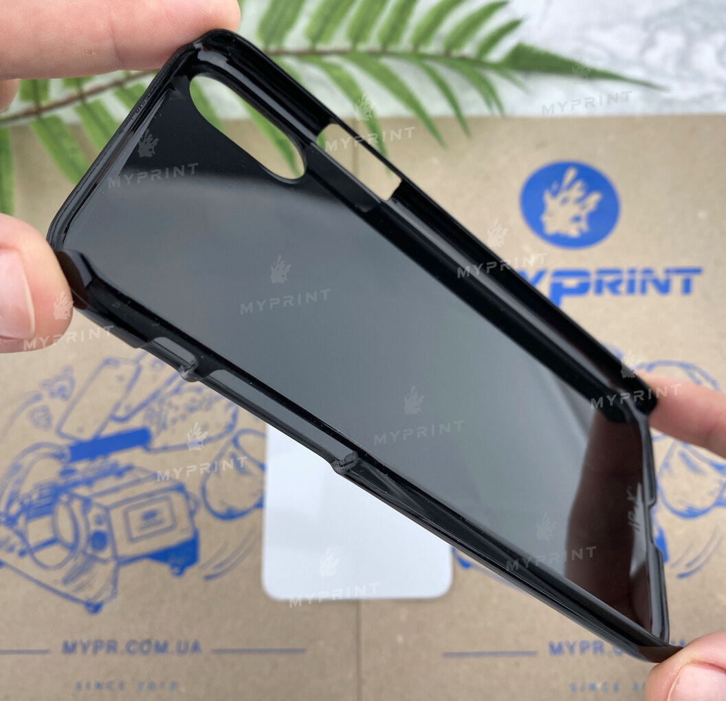 Cover for sublimation 2D plastic (PC) for iPhone X black (4201) - фото 4 Cover for sublimation 2D plastic (PC) for iPhone X black (4201) - фото 4 - Blanks for sublimation