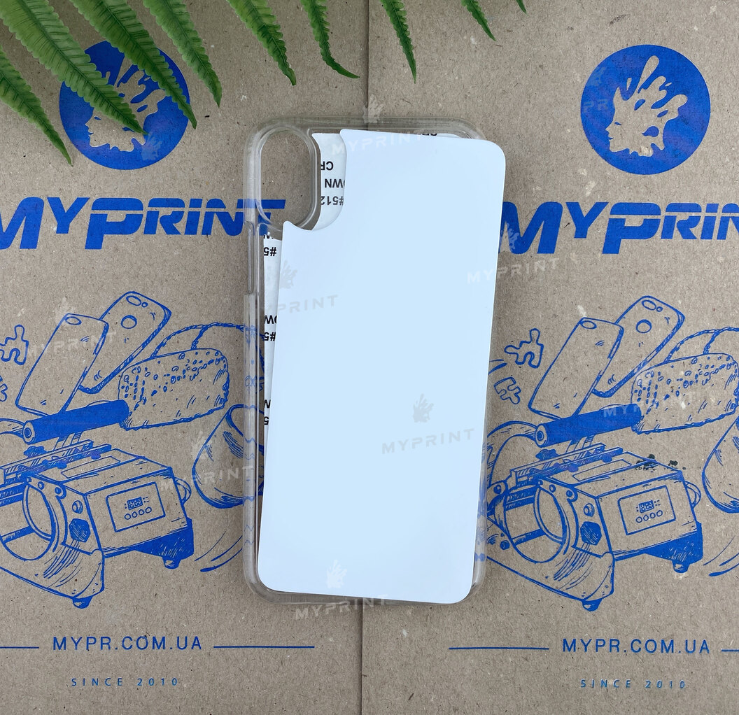 Cover for sublimation 2D plastic (PC) for iPhone X transparent (4202) - фото 1 Cover for sublimation 2D plastic (PC) for iPhone X transparent (4202) - фото 1 - Blanks for sublimation